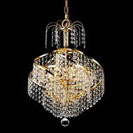 Spiral Crystal Chandeliers KL-41044-1417-G