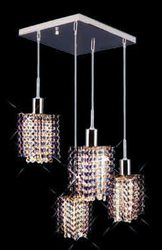 Colored Pendant Crystal Chandelier 2008 - S-S-L4