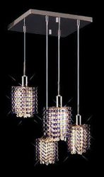 Colored Pendant Crystal Chandelier 2008 - S-P-L4